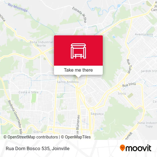Rua Dom Bosco 535 map