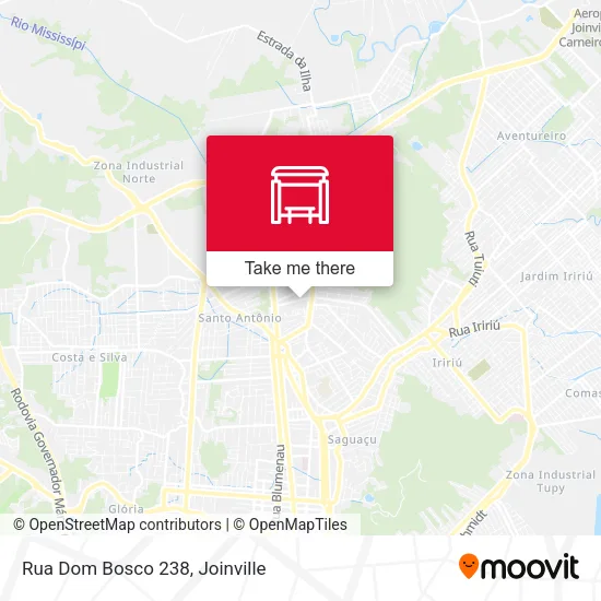 Rua Dom Bosco 238 map