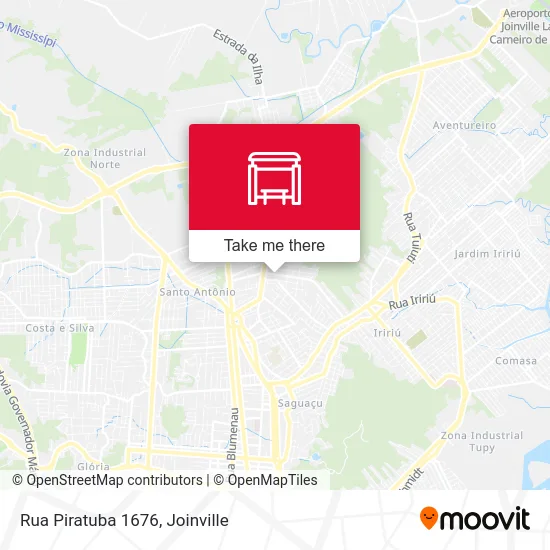 Rua Piratuba 1676 map