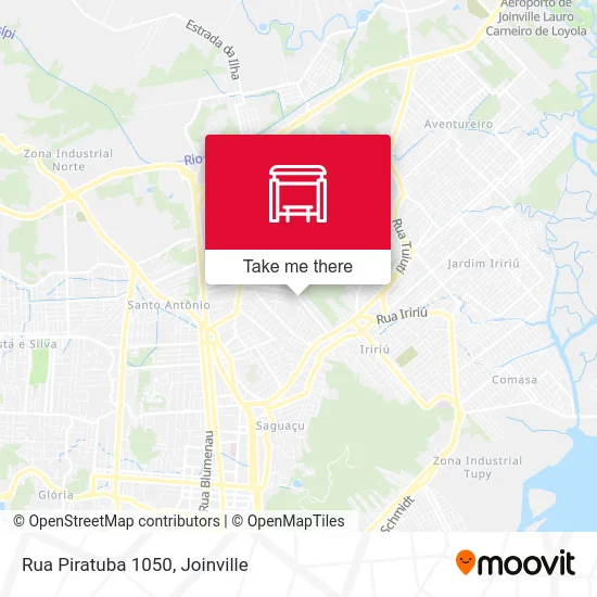 Rua Piratuba 1050 map
