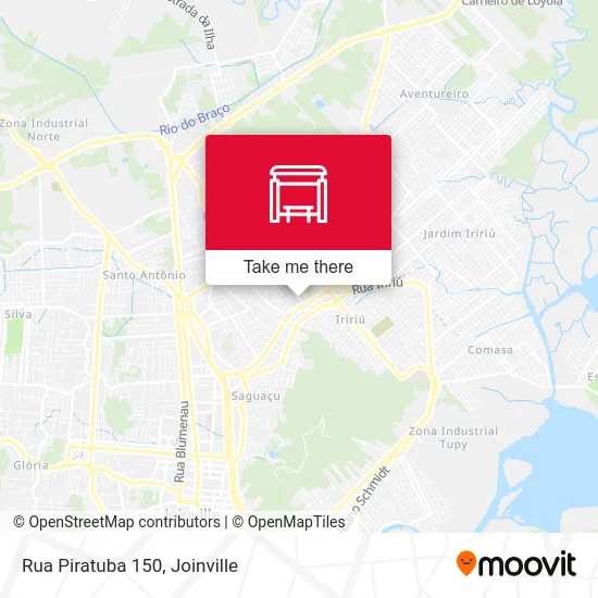 Rua Piratuba 150 map