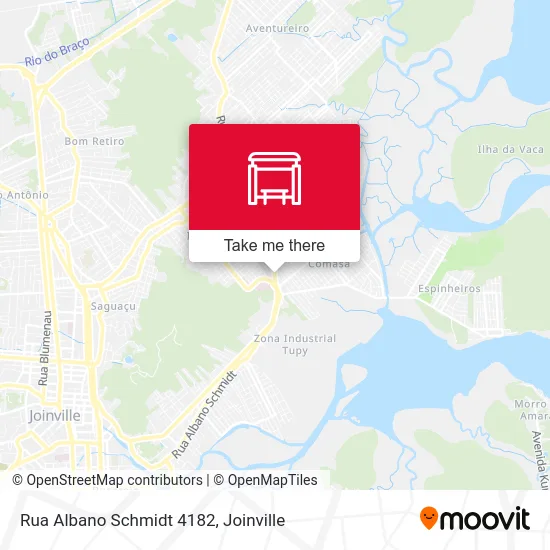 Rua Albano Schmidt 4182 map