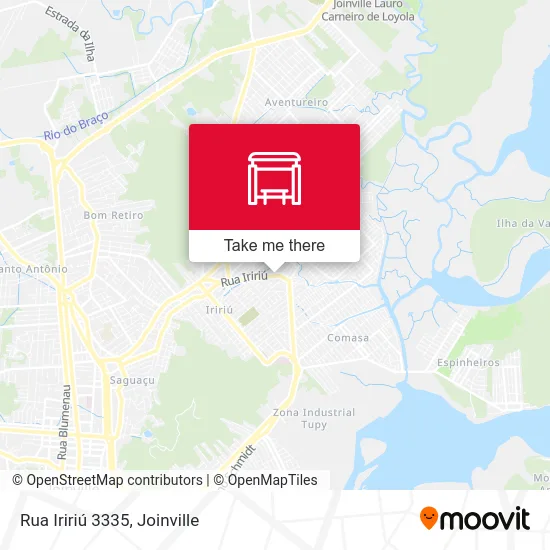 Rua Iririú 3335 map
