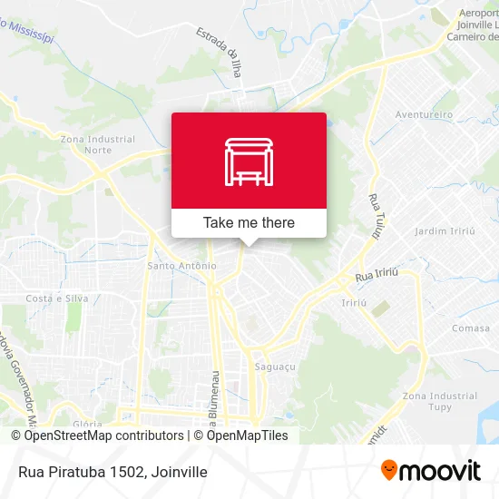 Rua Piratuba 1502 map