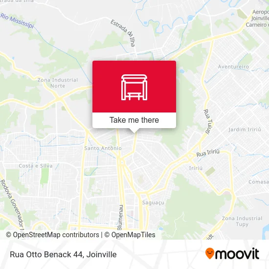 Rua Otto Benack 44 map