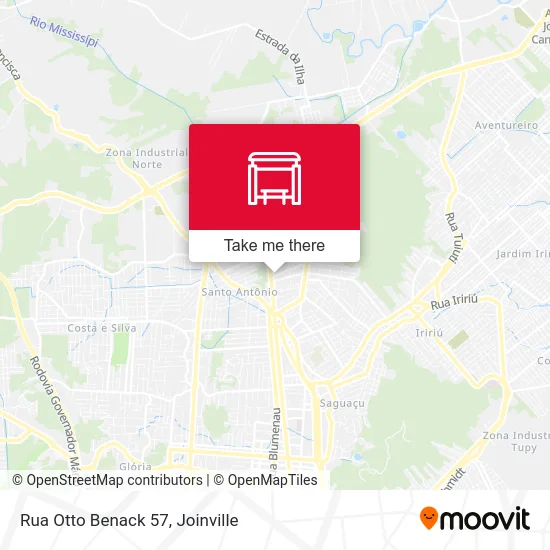 Rua Otto Benack 57 map