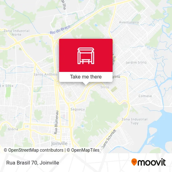 Rua Brasil 70 map