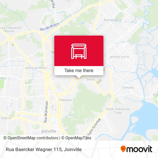 Rua Baercker Wagner 115 map