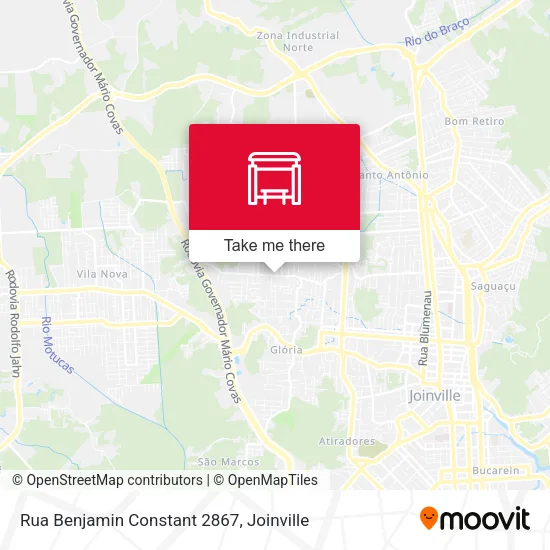 Rua Benjamin Constant 2867 map