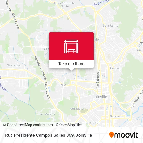 Rua Presidente Campos Salles 869 map