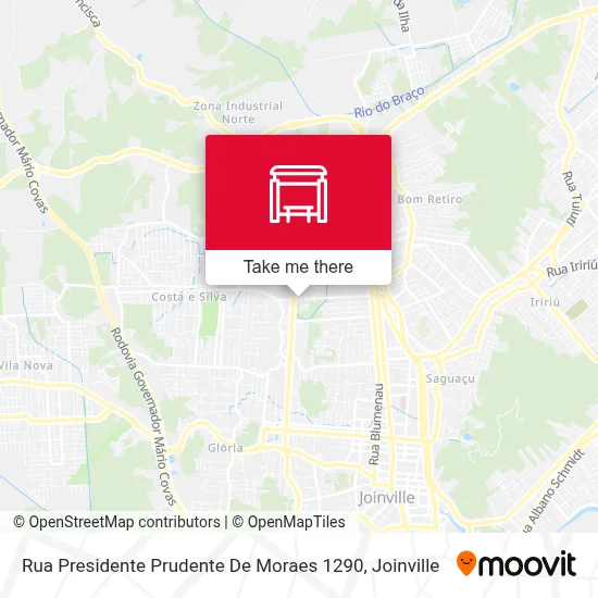 Rua Presidente Prudente De Moraes 1290 map