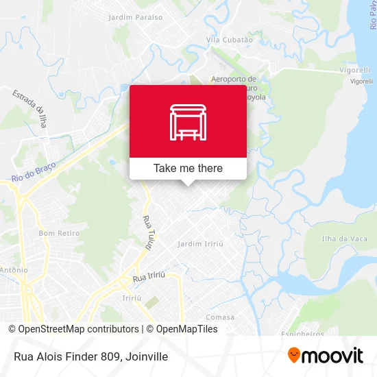 Rua Alois Finder 809 map