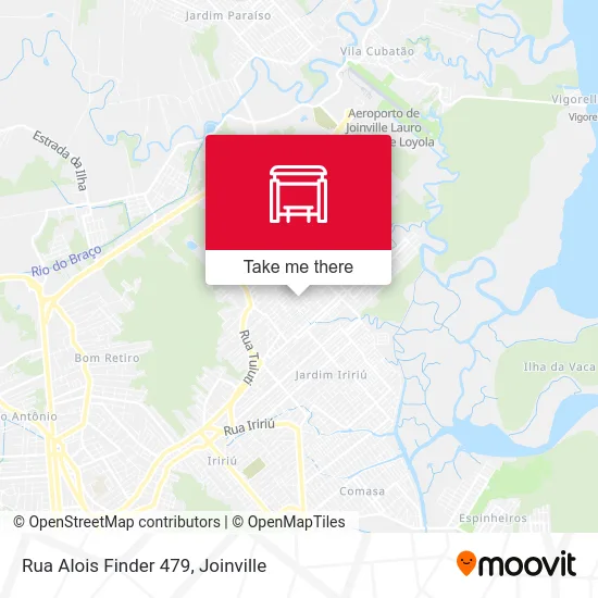 Rua Alois Finder 479 map