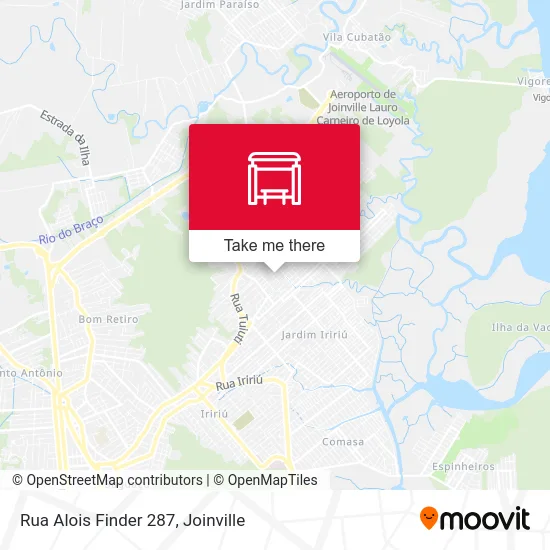 Rua Alois Finder 287 map