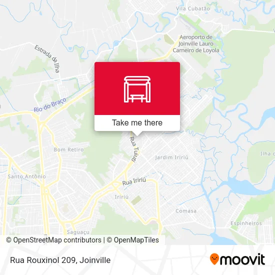Rua Rouxinol 209 map