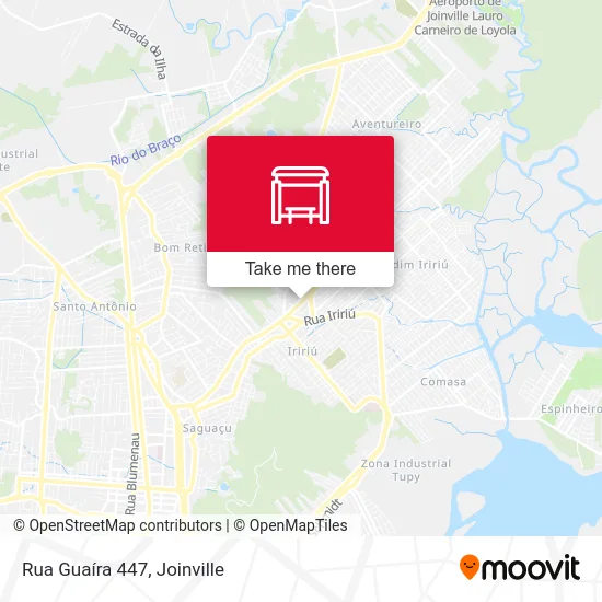 Rua Guaíra 447 map