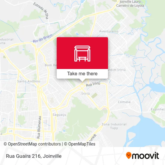 Rua Guaíra 216 map