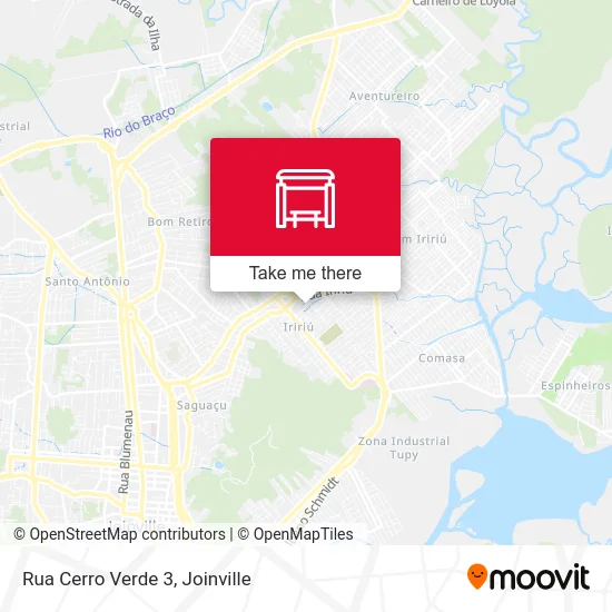 Rua Cerro Verde 3 map