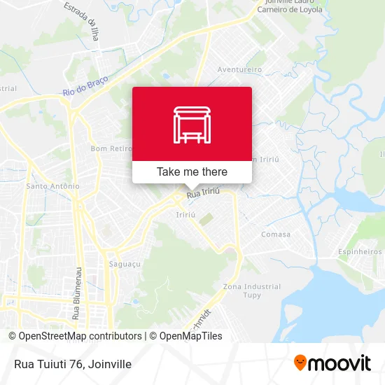 Rua Tuiuti 76 map