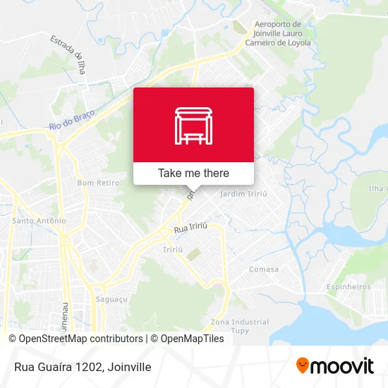 Rua Guaíra 1202 map