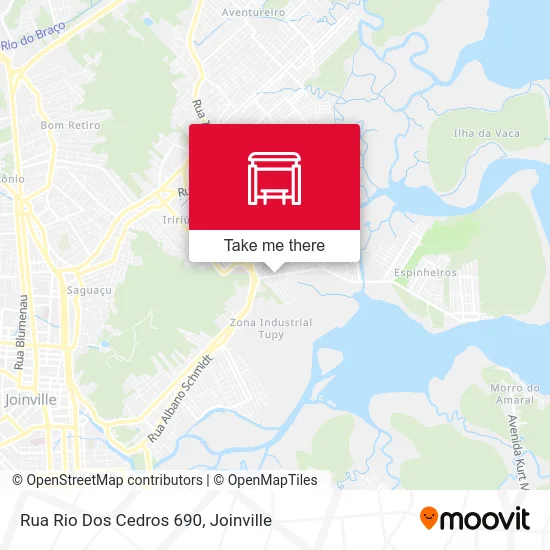 Rua Rio Dos Cedros 690 map