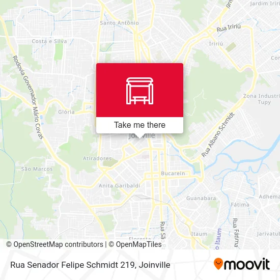 Rua Senador Felipe Schmidt 219 map