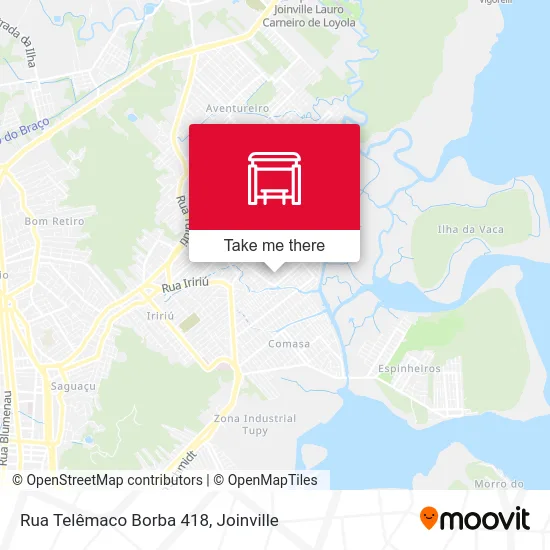 Rua Telêmaco Borba 418 map