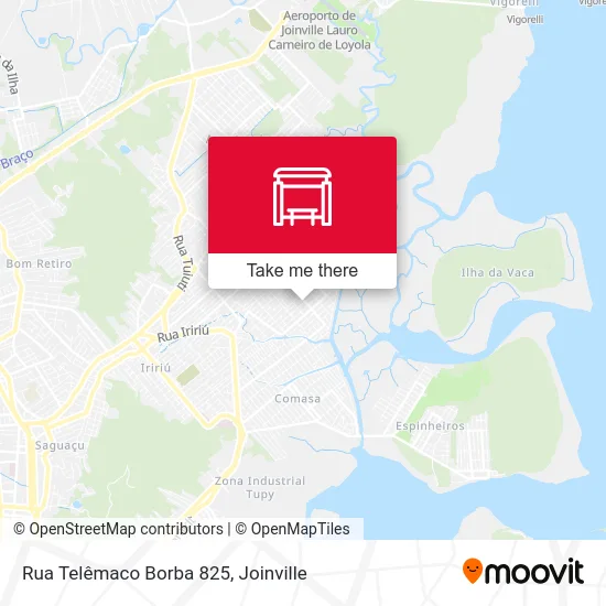 Rua Telêmaco Borba 825 map