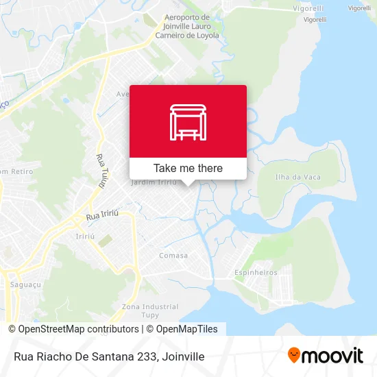 Rua Riacho De Santana 233 map