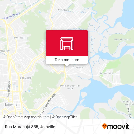 Rua Maracujá 855 map
