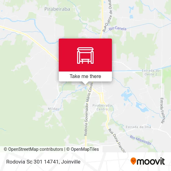 Rodovia Sc 301 14741 map