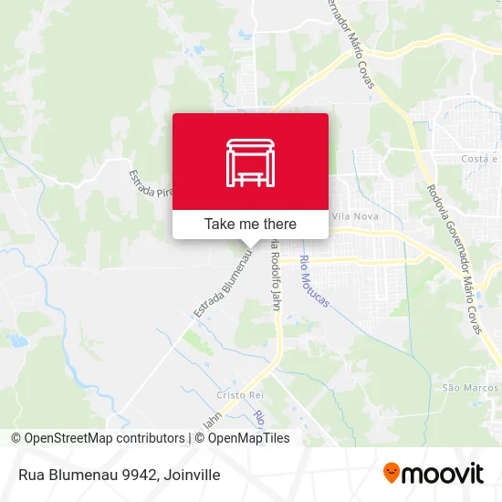 Rua Blumenau 9942 map