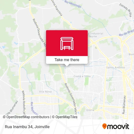 Rua Inambu 34 map