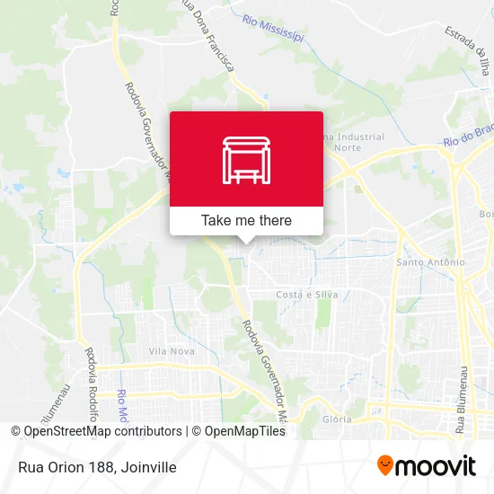 Rua Orion 188 map