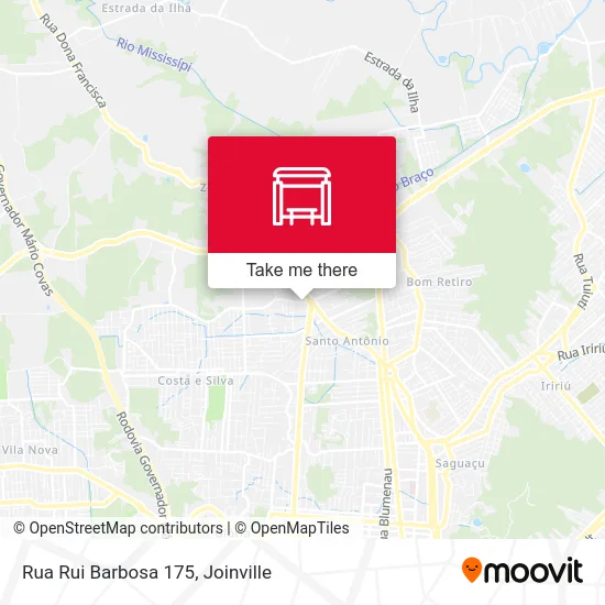 Rua Rui Barbosa 175 map