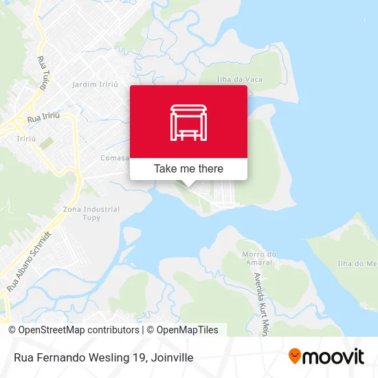 Rua Fernando Wesling 19 map