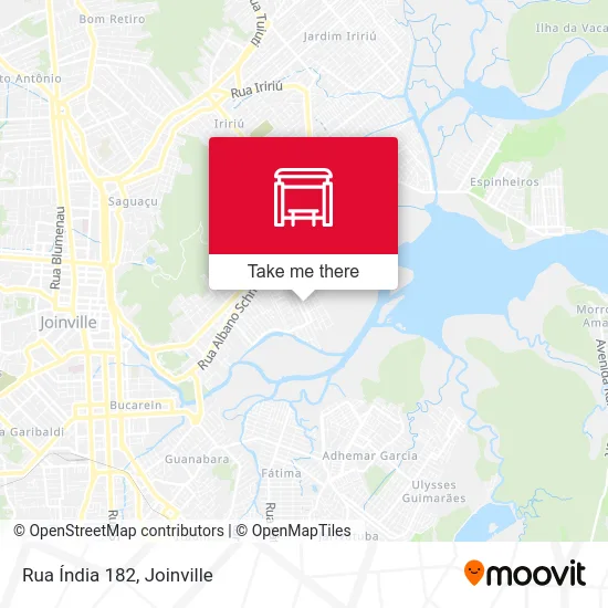 Rua Índia 182 map