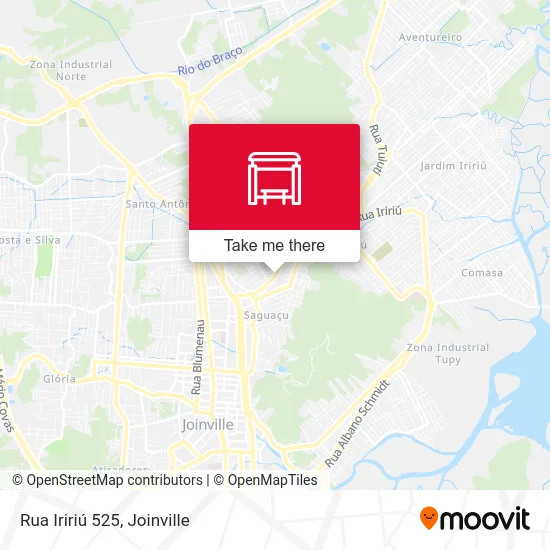 Rua Iririú 525 map