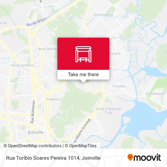 Rua Toríbio Soares Pereira 1014 map
