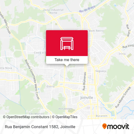 Rua Benjamin Constant 1582 map
