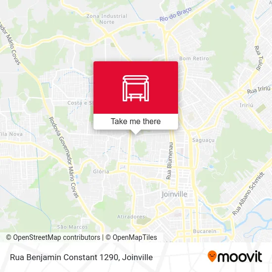 Rua Benjamin Constant 1290 map