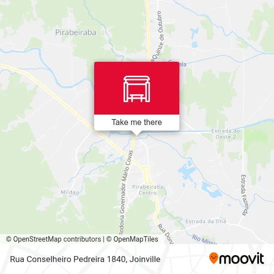 Rua Conselheiro Pedreira 1840 map