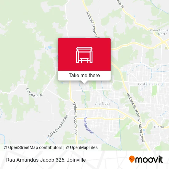 Rua Amandus Jacob 326 map