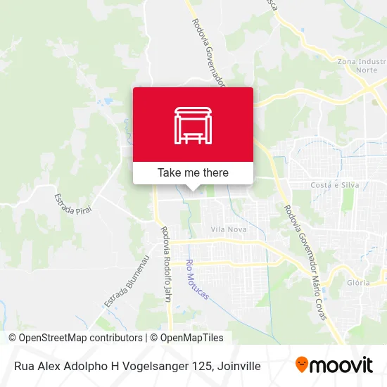 Rua Alex Adolpho H Vogelsanger 125 map