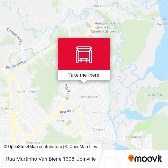 Rua Martinho Van Biene 1308 map