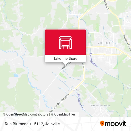 Rua Blumenau 15112 map