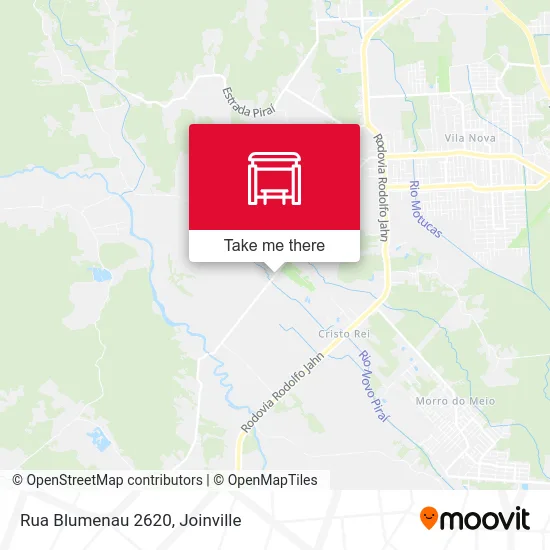 Rua Blumenau 2620 map