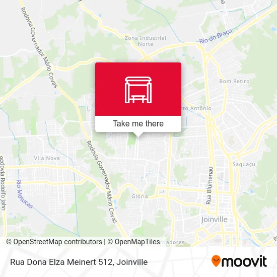 Rua Dona Elza Meinert 512 map