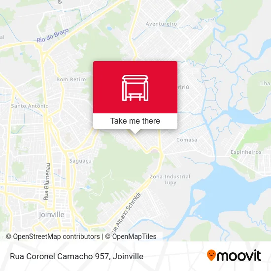 Rua Coronel Camacho 957 map