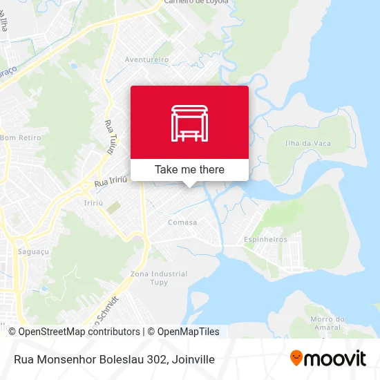Rua Monsenhor Boleslau 302 map